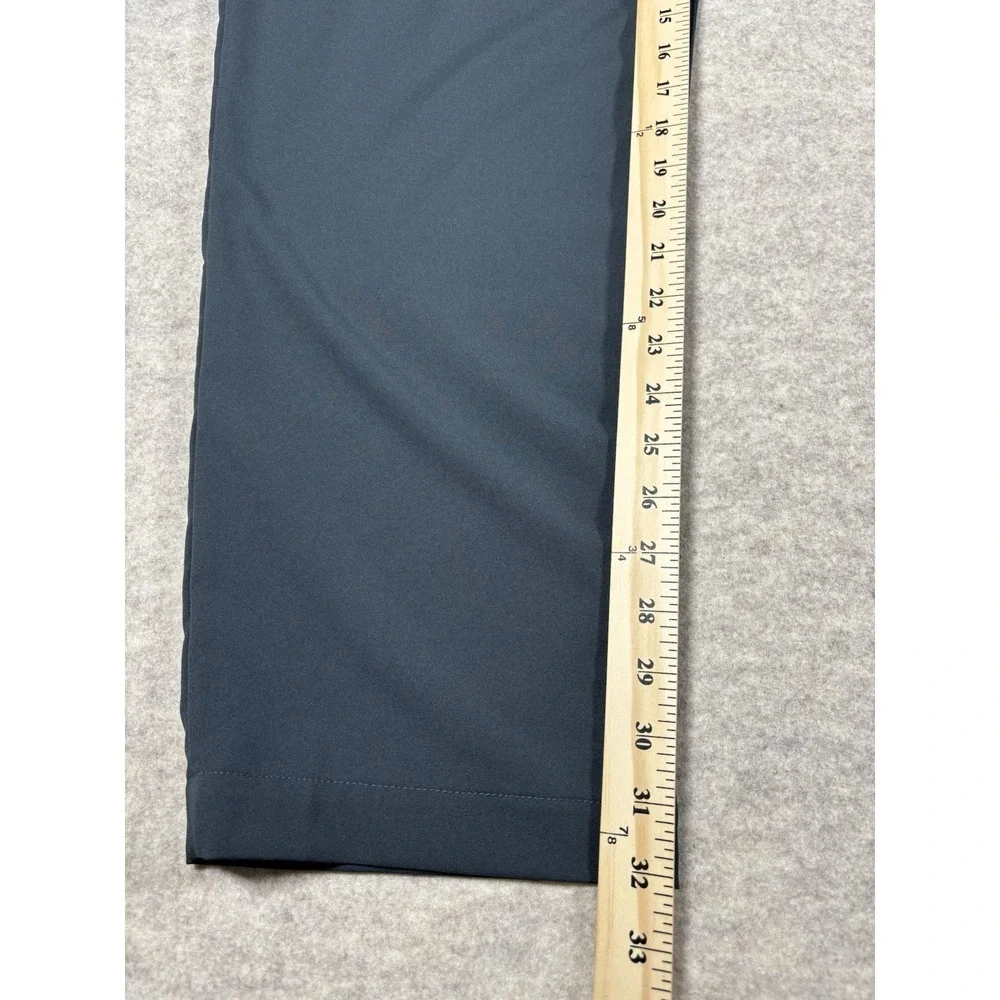 Nike Dri-Fit Men's Pants Black Golf 42x32 Chinos Slacks Flat Front Stretch